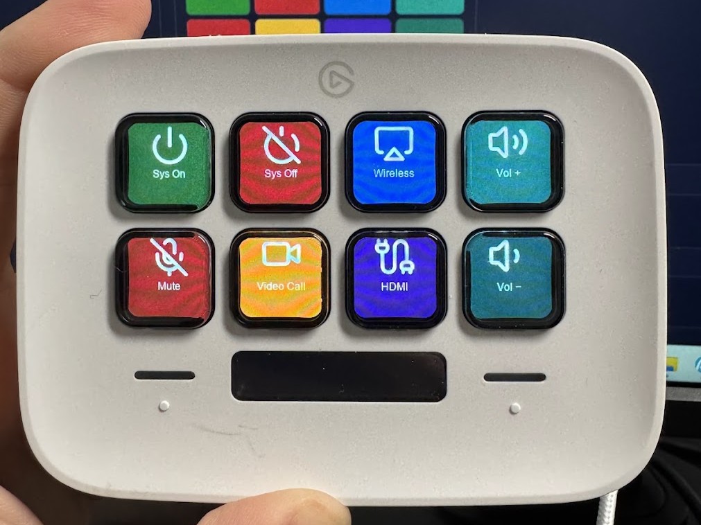 Elgato Stream Deck Neo with OpenAVC button mappings