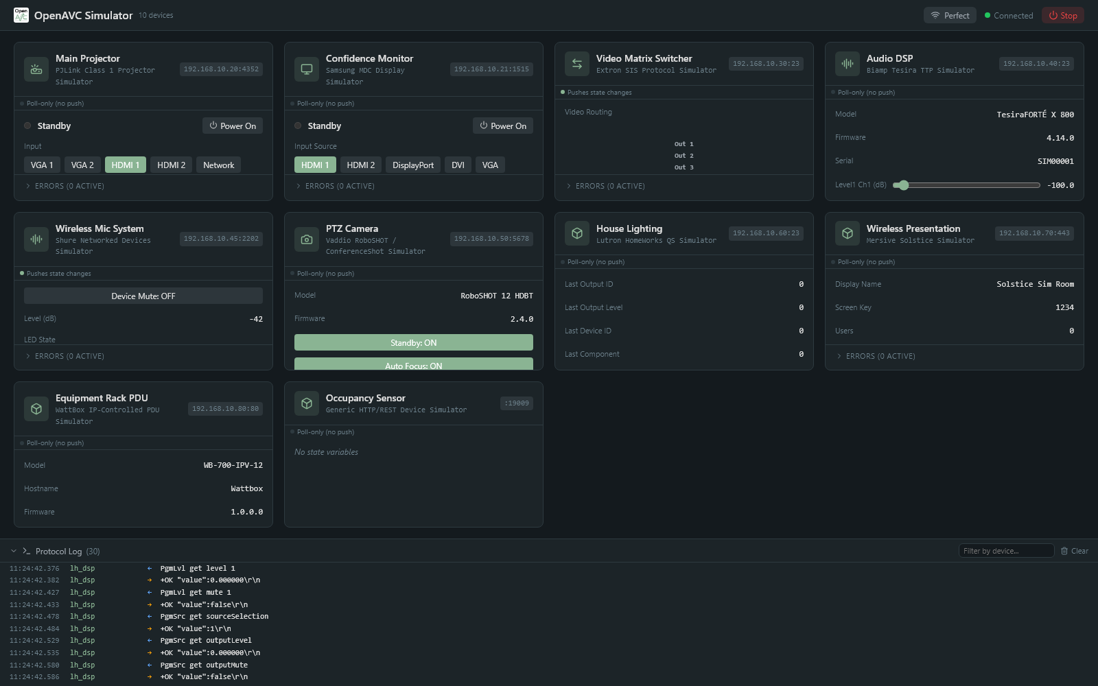 Build and test rooms before any gear arrives